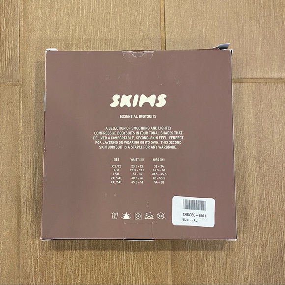 Skims Essential Mock Neck Sleeveless Bodysuit - Smokey Quartz - Picture 9 of 12